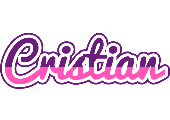 Cristian cheerful logo