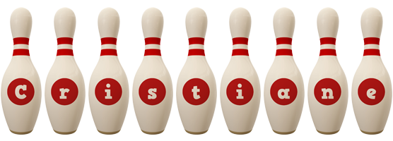 Cristiane bowling-pin logo