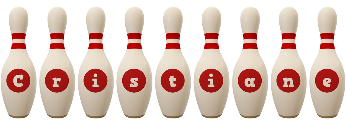 Cristiane bowling-pin logo
