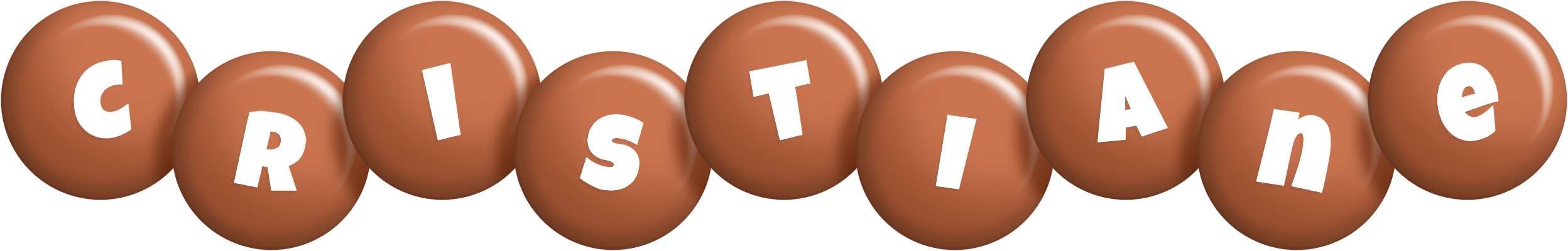 Cristiane candy-brown logo