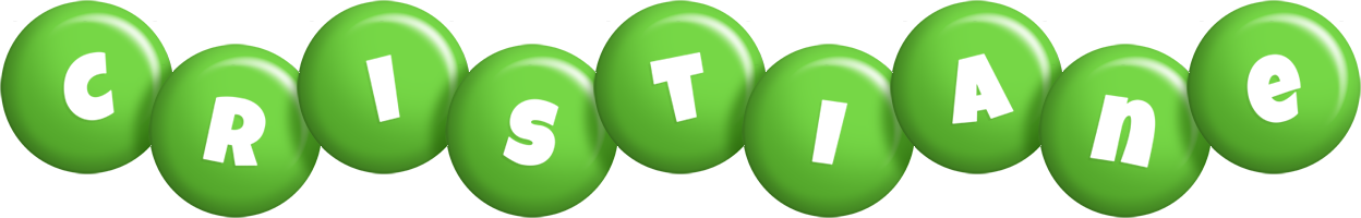 Cristiane candy-green logo
