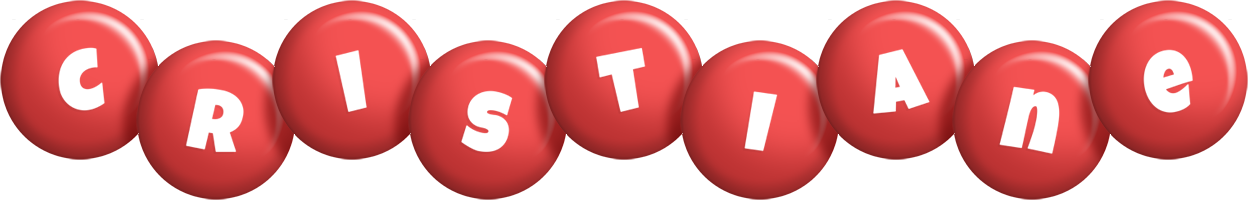 Cristiane candy-red logo