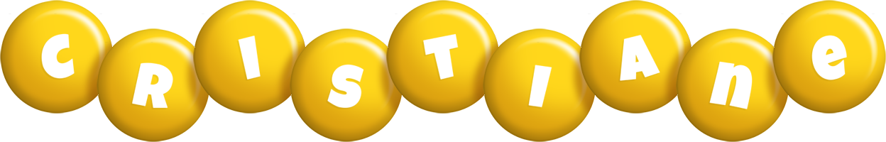 Cristiane candy-yellow logo