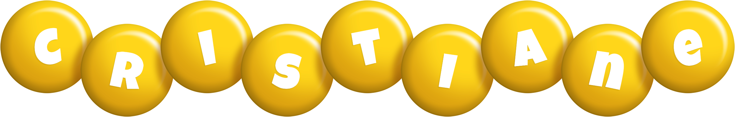 Cristiane candy-yellow logo