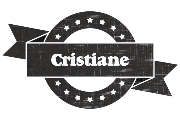 Cristiane grunge logo