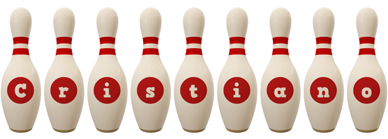 Cristiano bowling-pin logo