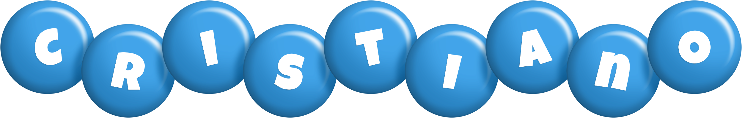 Cristiano candy-blue logo