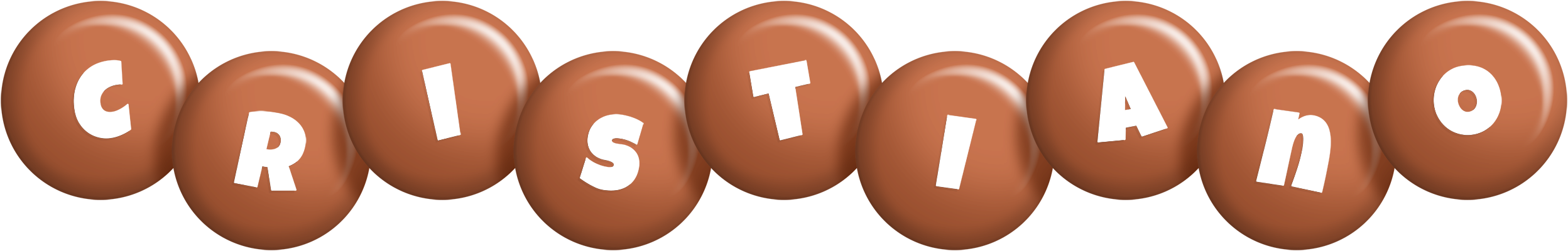 Cristiano candy-brown logo