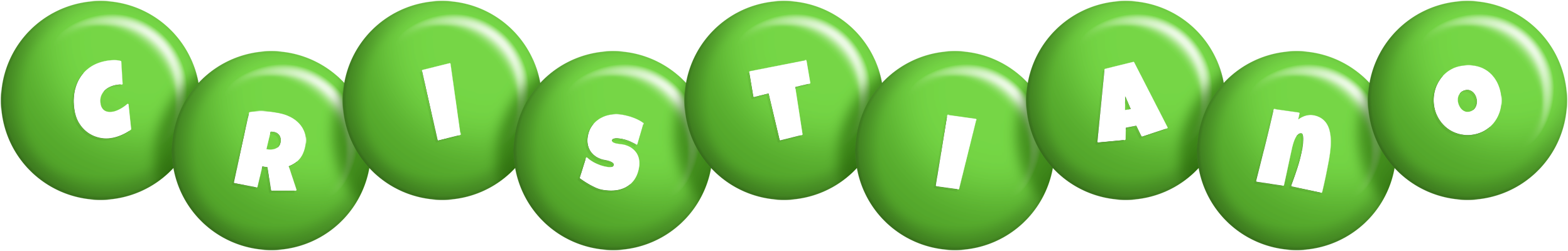 Cristiano candy-green logo
