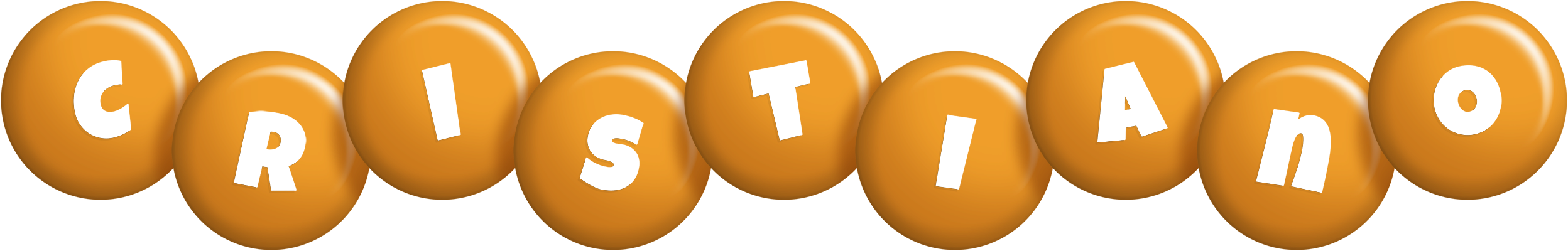 Cristiano candy-orange logo