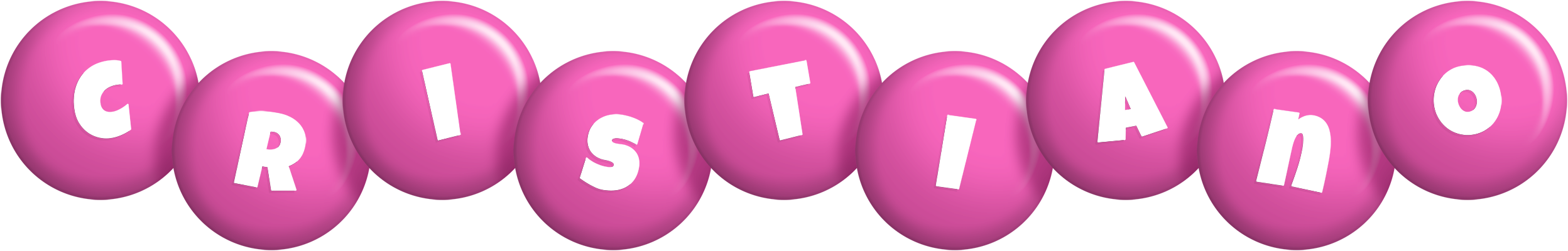 Cristiano candy-pink logo