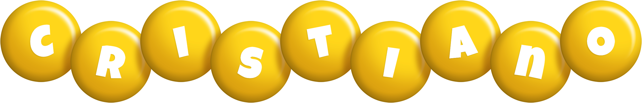 Cristiano candy-yellow logo