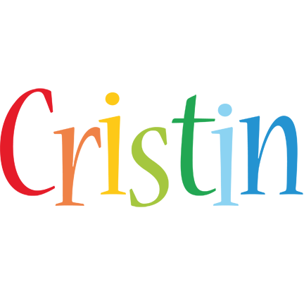 Cristin birthday logo