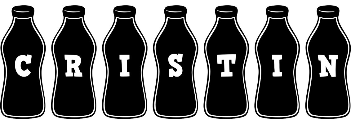 Cristin bottle logo