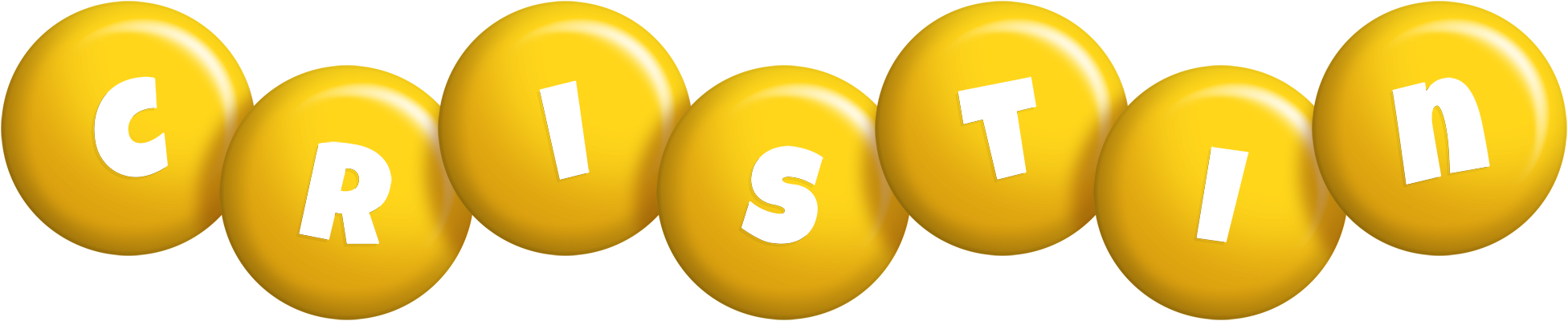 Cristin candy-yellow logo