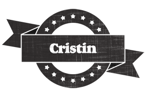 Cristin grunge logo