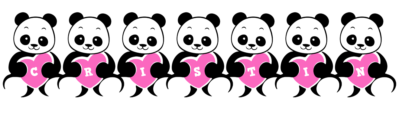 Cristin love-panda logo