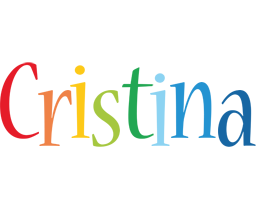 Cristina birthday logo