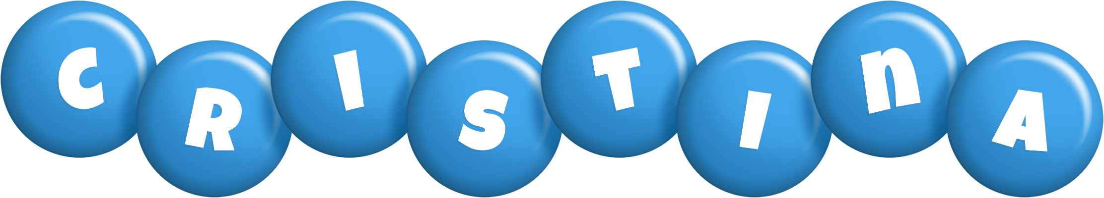 Cristina candy-blue logo