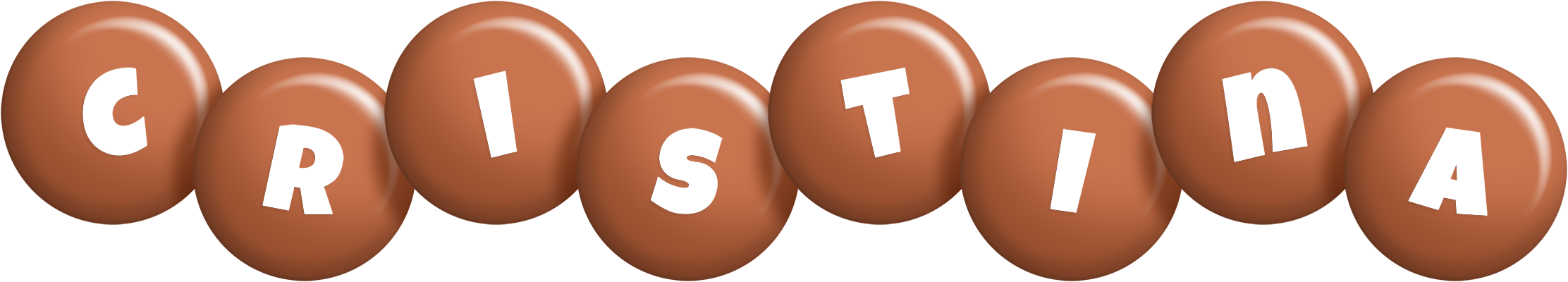 Cristina candy-brown logo