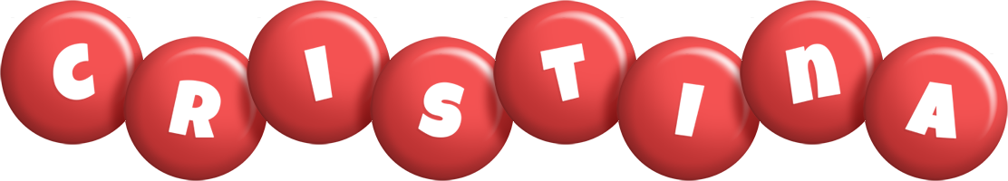 Cristina candy-red logo