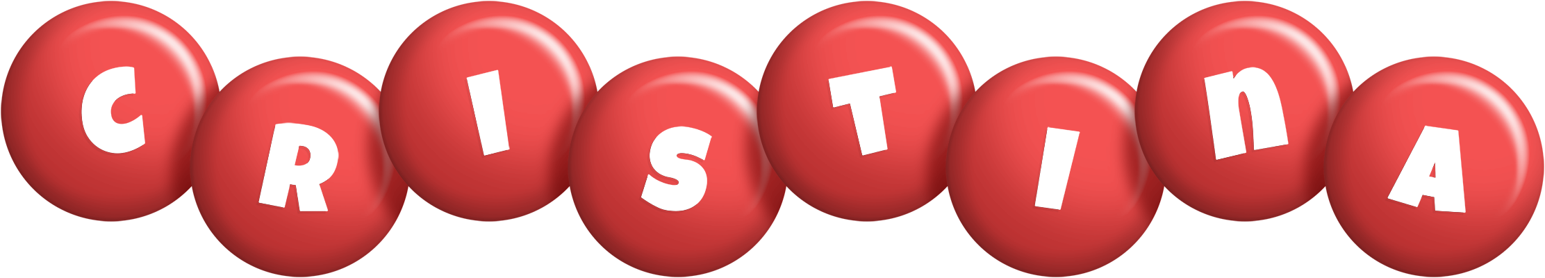 Cristina candy-red logo