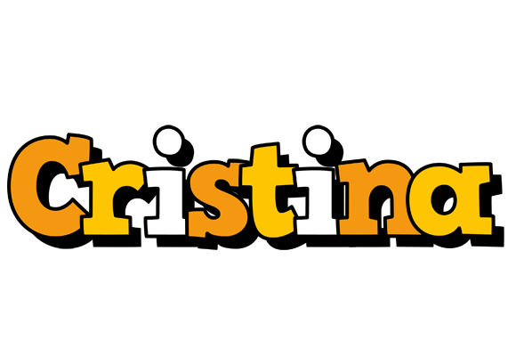 Cristina cartoon logo