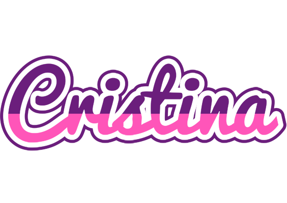 Cristina cheerful logo