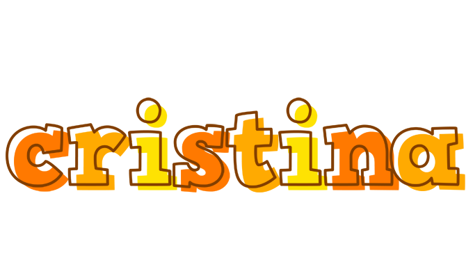 Cristina desert logo