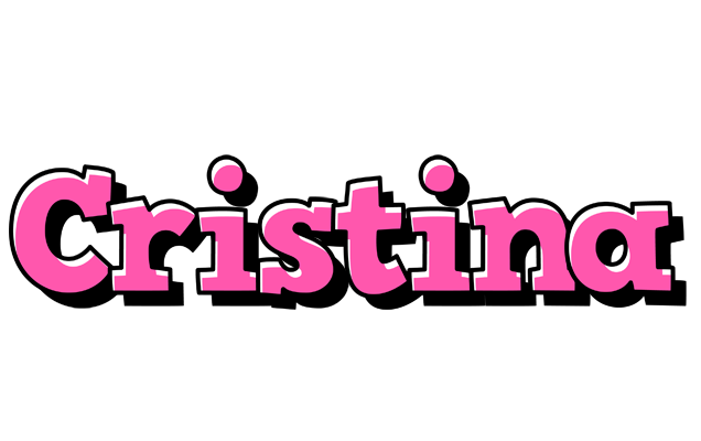 Cristina girlish logo