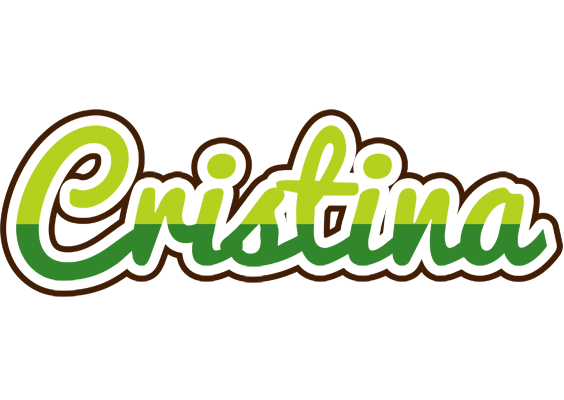 Cristina golfing logo
