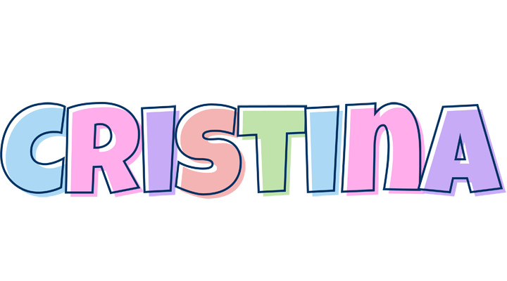 Cristina pastel logo