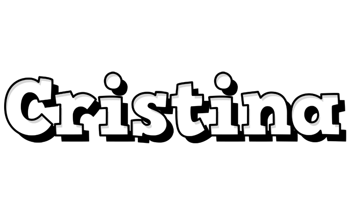 Cristina snowing logo