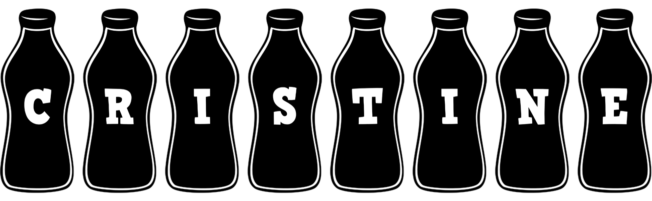 Cristine bottle logo
