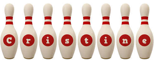 Cristine bowling-pin logo