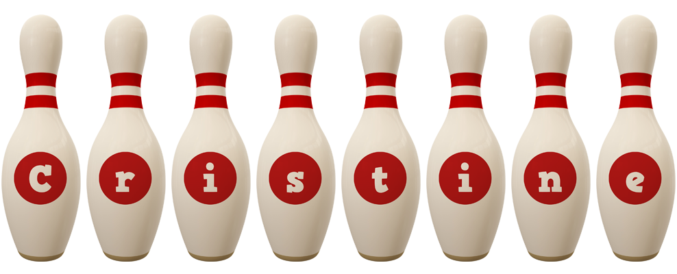 Cristine bowling-pin logo