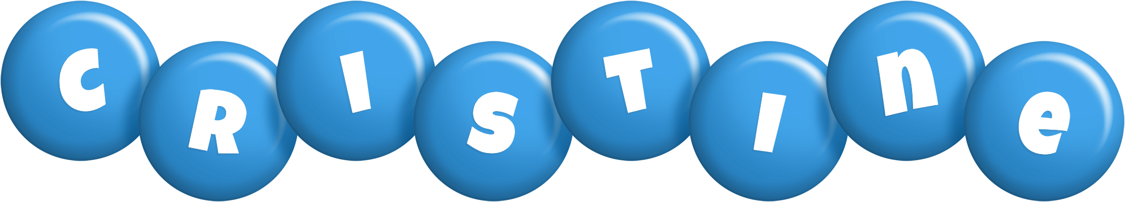 Cristine candy-blue logo