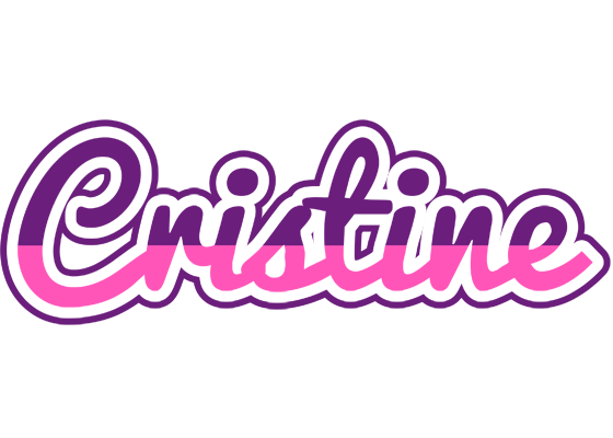 Cristine cheerful logo