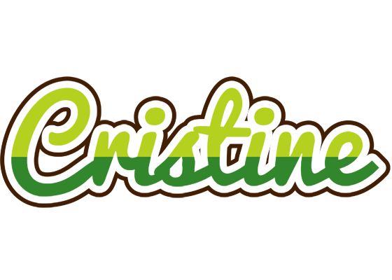 Cristine golfing logo