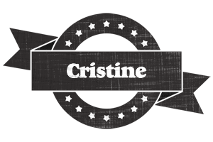 Cristine grunge logo