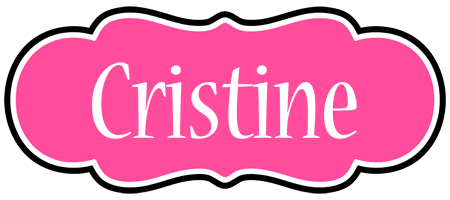 Cristine invitation logo