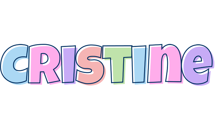 Cristine pastel logo