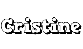 Cristine snowing logo