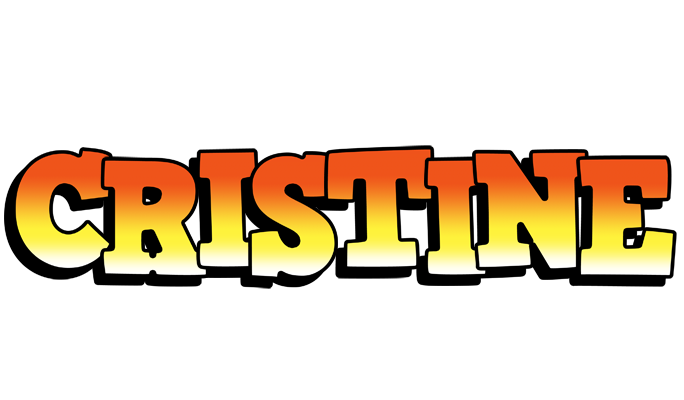 Cristine sunset logo
