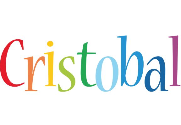Cristobal birthday logo