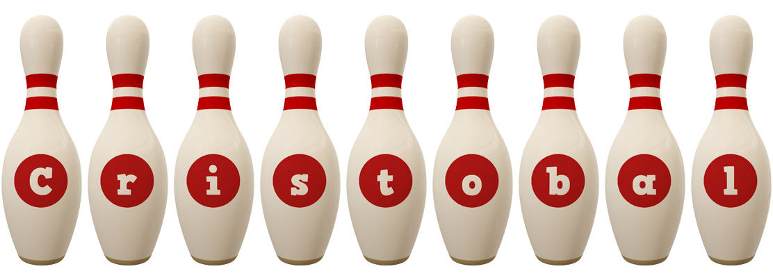 Cristobal bowling-pin logo