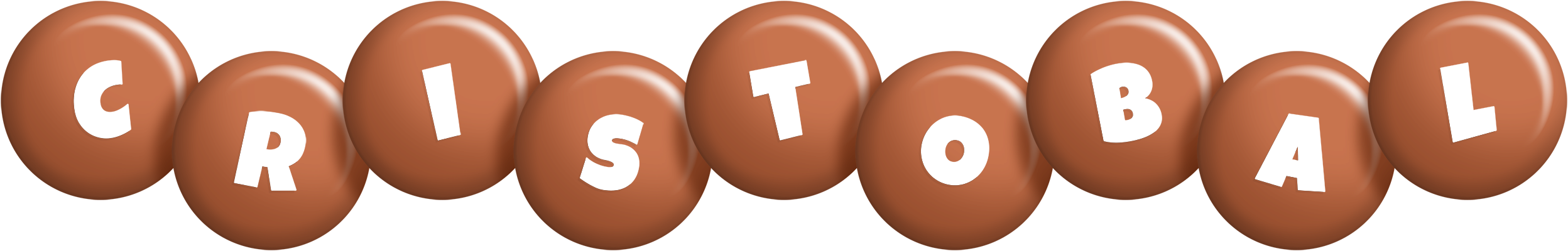 Cristobal candy-brown logo