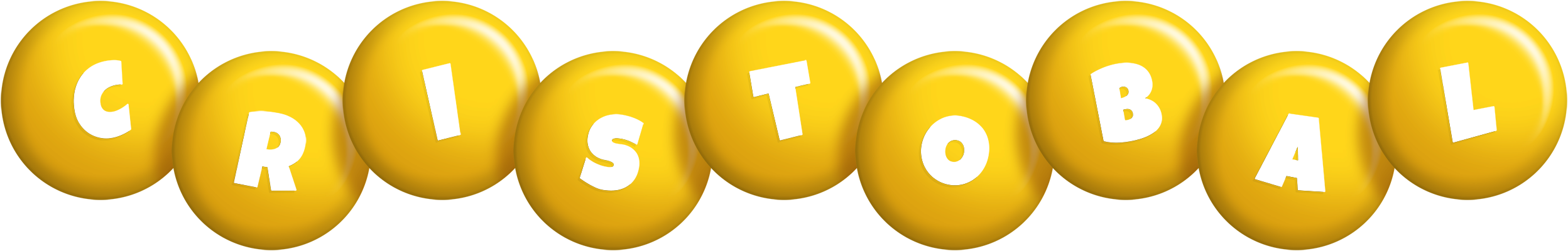 Cristobal candy-yellow logo