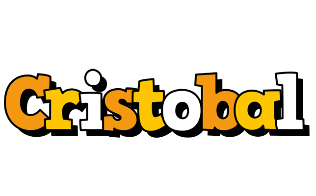 Cristobal cartoon logo