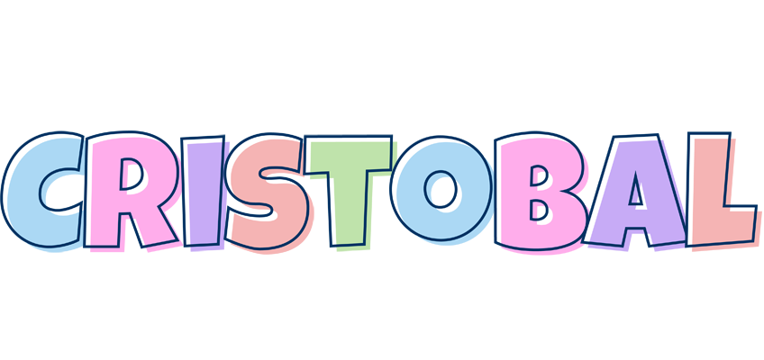 Cristobal pastel logo